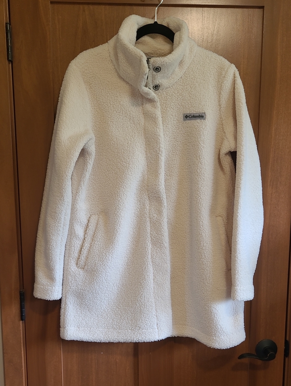 Columbia Cream Sherpa Teddy Coat